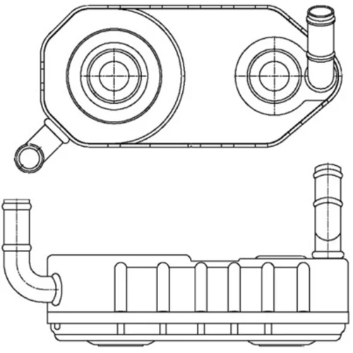 Chladič oleja automatickej prevodovky CLC 177 000S /MAHLE/ - obr. 1