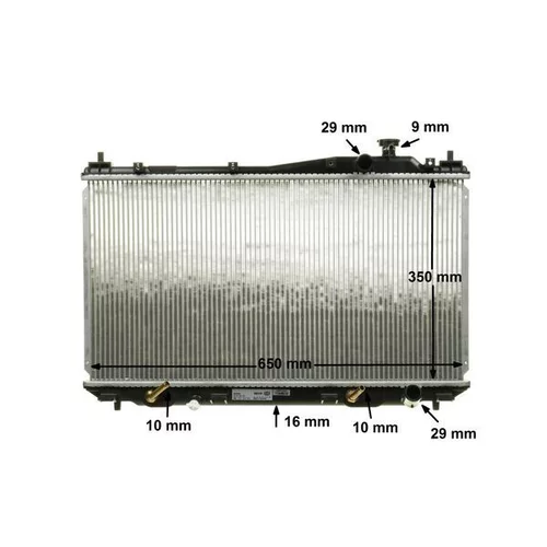 Chladič motora CR 1070 000S /MAHLE/ - obr. 9