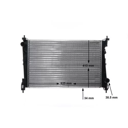 Chladič motora CR 1112 000S /MAHLE/ - obr. 13