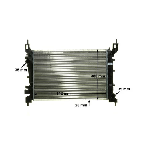 Chladič motora CR 1193 000P /MAHLE/ - obr. 11