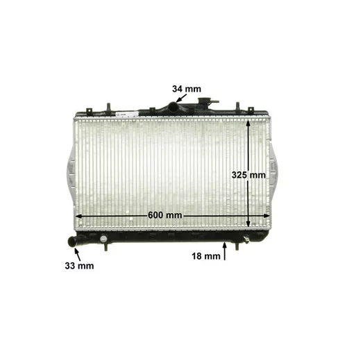 Chladič motora CR 1280 000P /MAHLE/ - obr. 9