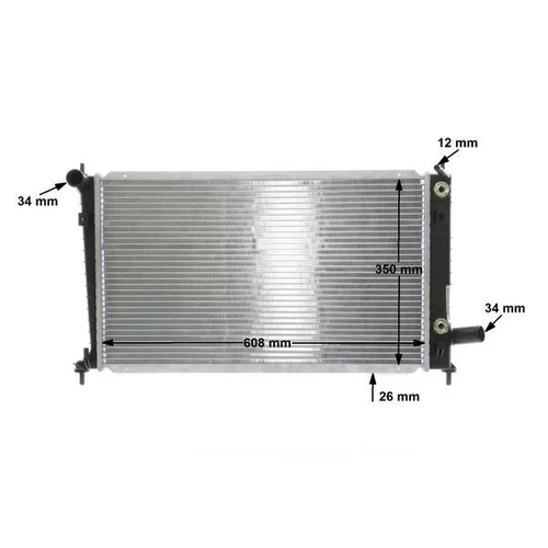 Chladič motora CR 1511 000S /MAHLE/ - obr. 17