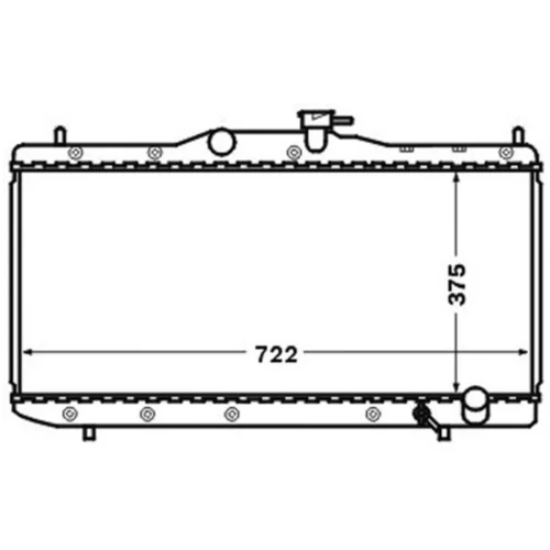 Chladič motora MAHLE CR 1518 000S