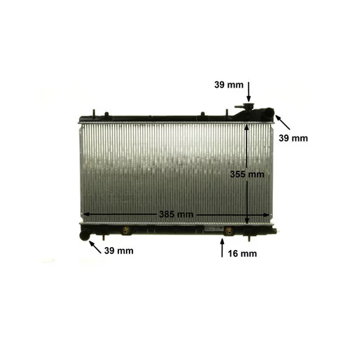 Chladič motora CR 1874 000S /MAHLE/ - obr. 9