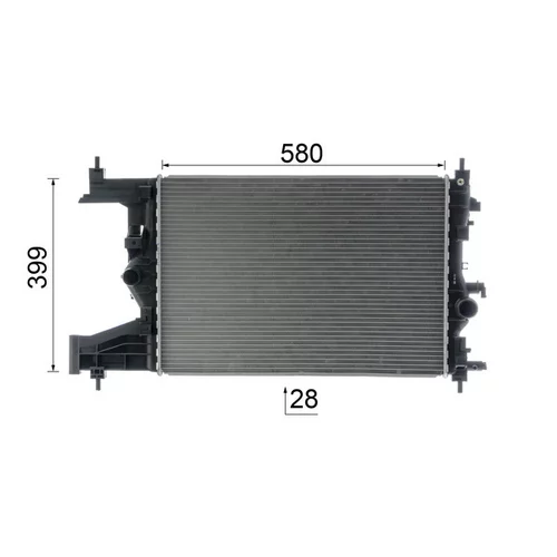 Chladič motora CR 2116 000P /MAHLE/ - obr. 16