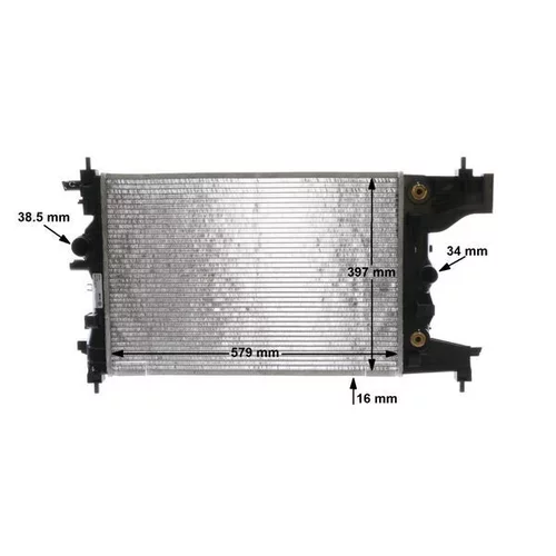 Chladič motora CR 2122 000S /MAHLE/ - obr. 11