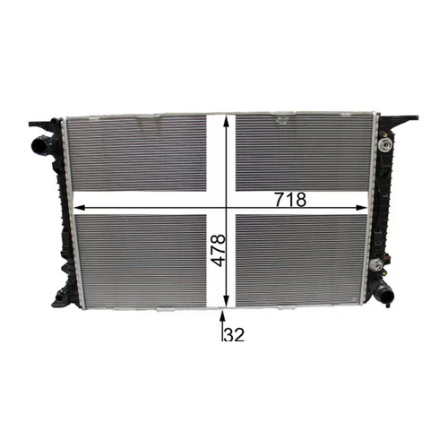 Chladič motora CR 2178 000P /MAHLE/ - obr. 7