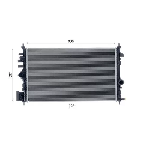 Chladič motora CR 2265 000S /MAHLE/ - obr. 19