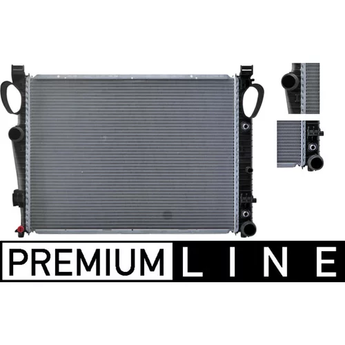 Chladič motora MAHLE CR 302 000P