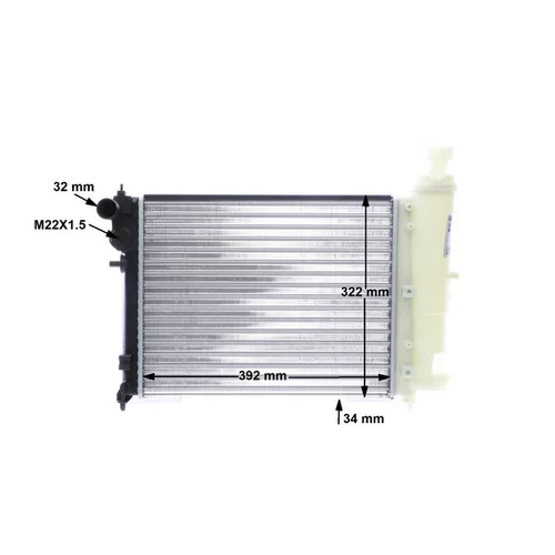 Chladič motora CR 469 000S /MAHLE/ - obr. 17