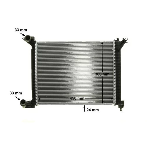 Chladič motora CR 532 000P /MAHLE/ - obr. 9