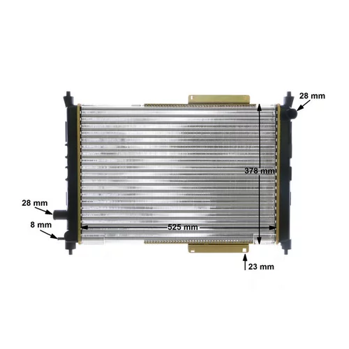 Chladič motora CR 622 000S /MAHLE/ - obr. 12