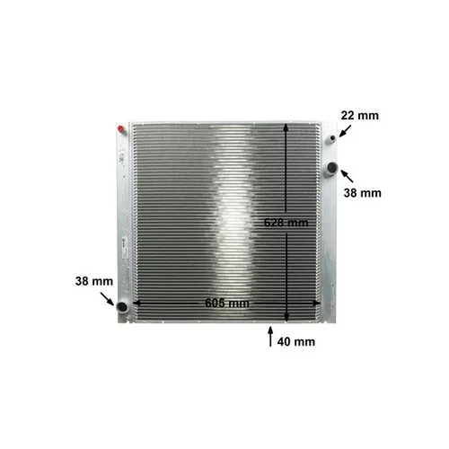 Chladič motora CR 765 000P /MAHLE/ - obr. 15