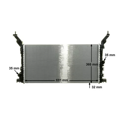 Chladič motora CR 895 000P /MAHLE/ - obr. 10
