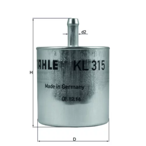 Palivový filter MAHLE KL 315