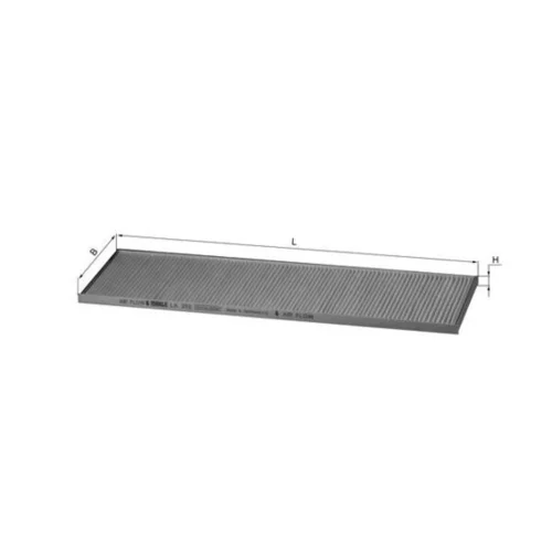 Filter vnútorného priestoru MAHLE LA 355