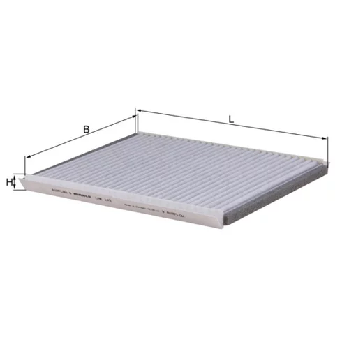 Filter vnútorného priestoru LAK 143 /MAHLE/ - obr. 1