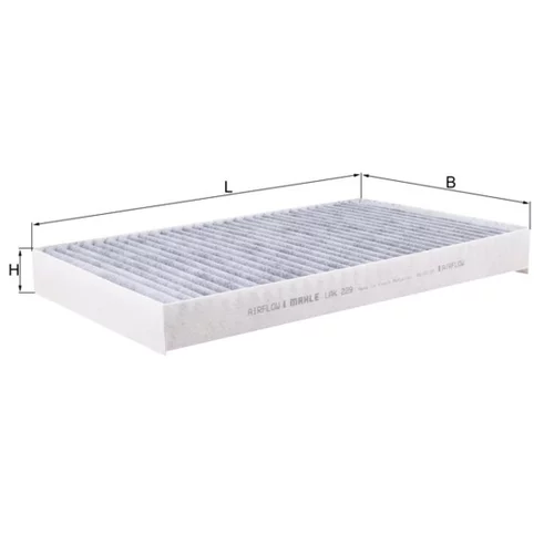 Filter vnútorného priestoru LAK 229 /MAHLE/ - obr. 2
