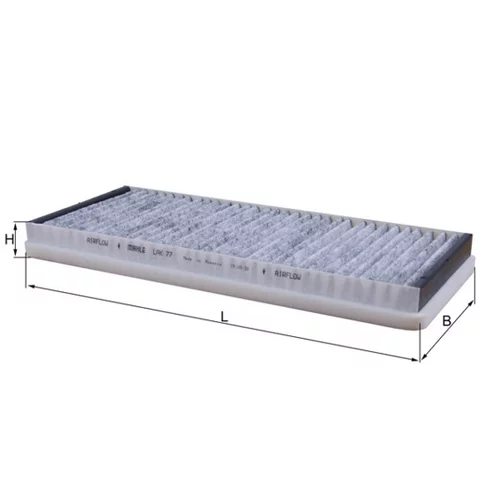 Filter vnútorného priestoru MAHLE LAK 77