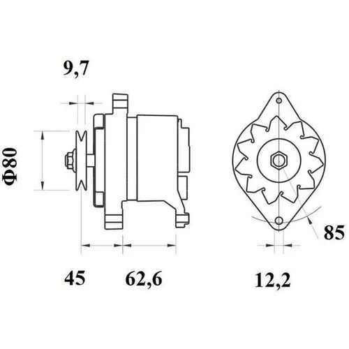 Alternátor MG 399 /MAHLE/ - obr. 4