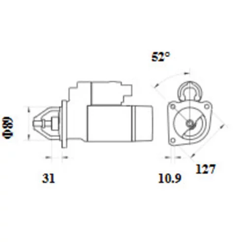 Štartér MS 1131 /MAHLE/ - obr. 1