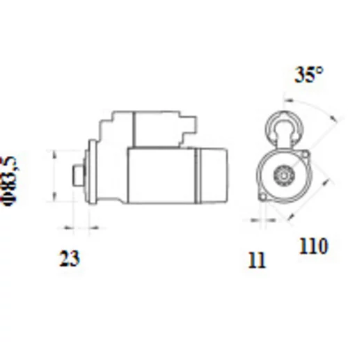 Štartér MS 1151 /MAHLE/ - obr. 1