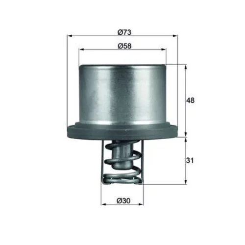 Termostat chladenia THD 2 89 /MAHLE/ - obr. 2