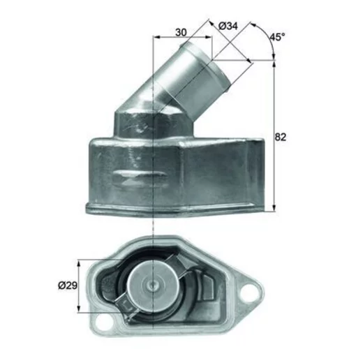 Termostat chladenia TI 9 87 /MAHLE/ - obr. 2