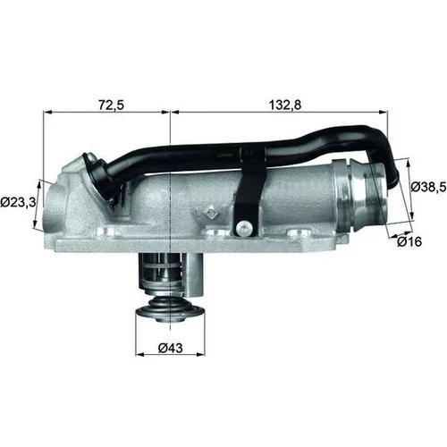 Termostat chladenia MAHLE TM 8 105