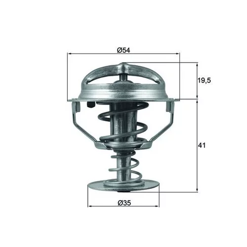 Termostat chladenia MAHLE TX 164 82D