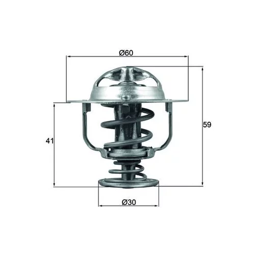 Termostat chladenia TX 177 82D /MAHLE/ - obr. 2