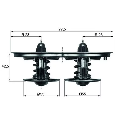 Termostat chladenia TX 32/1D /MAHLE/