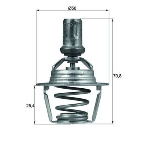 Termostat chladenia MAHLE TX 66 86D