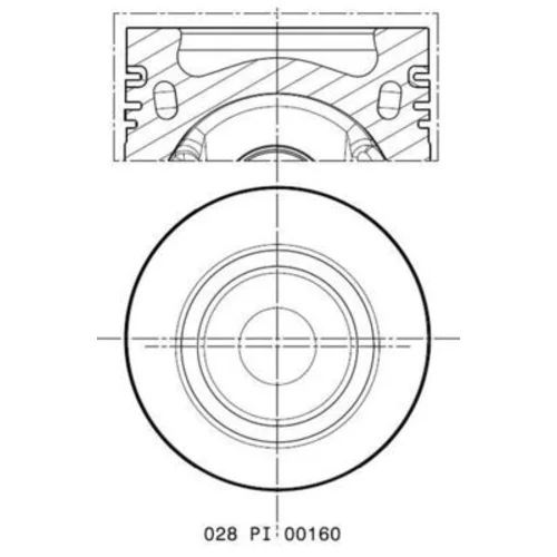 Piest MAHLE 028 PI 00160 000