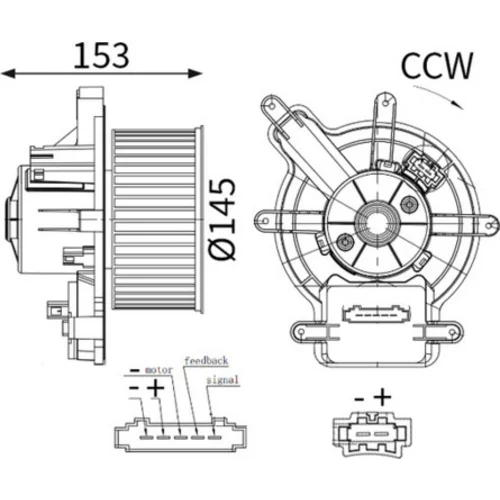 Vnútorný ventilátor MAHLE AB 137 000S