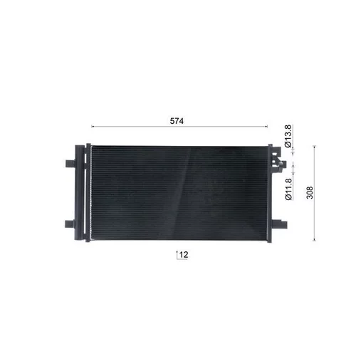 Kondenzátor klimatizácie AC 1139 000S /MAHLE/ - obr. 18