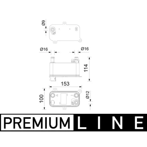 Kondenzátor klimatizácie MAHLE AC 1199 000P