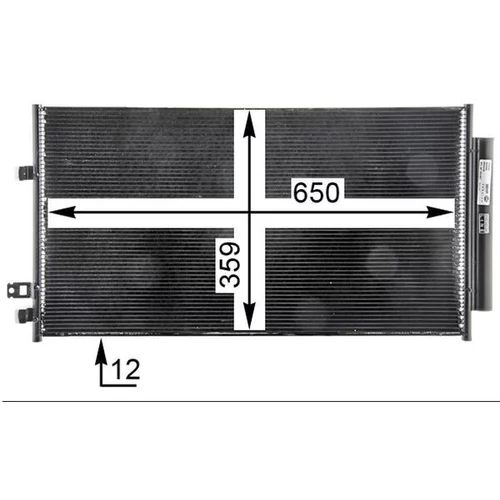 Kondenzátor klimatizácie AC 33 000P /MAHLE/ - obr. 8