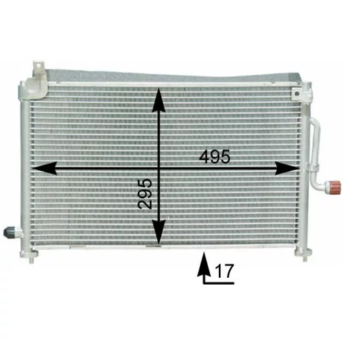 Kondenzátor klimatizácie MAHLE AC 416 000S