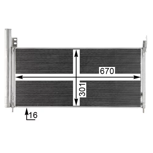 Kondenzátor klimatizácie AC 818 000P /MAHLE/ - obr. 8