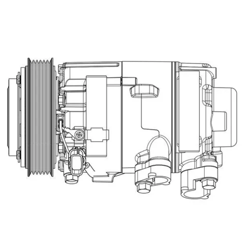 Kompresor klimatizácie ACP 633 000P /MAHLE/ - obr. 5