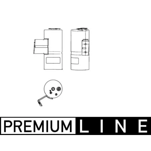 vysúšač klimatizácie MAHLE AD 225 000P