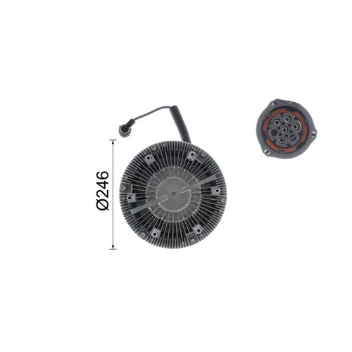 Spojka ventilátora chladenia CFC 207 000P /MAHLE/ - obr. 13