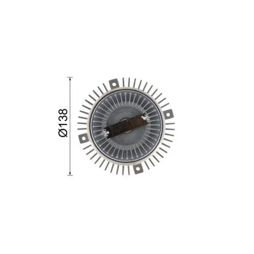 Spojka ventilátora chladenia CFC 64 000P /MAHLE/ - obr. 13