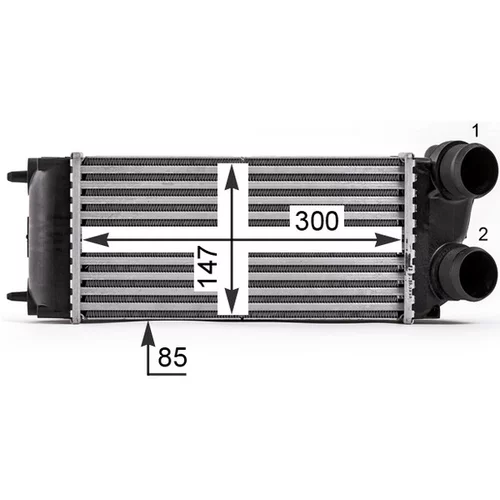 Chladič plniaceho vzduchu CI 16 000P /MAHLE/ - obr. 7