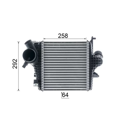 Chladič plniaceho vzduchu CI 637 000P /MAHLE/ - obr. 10