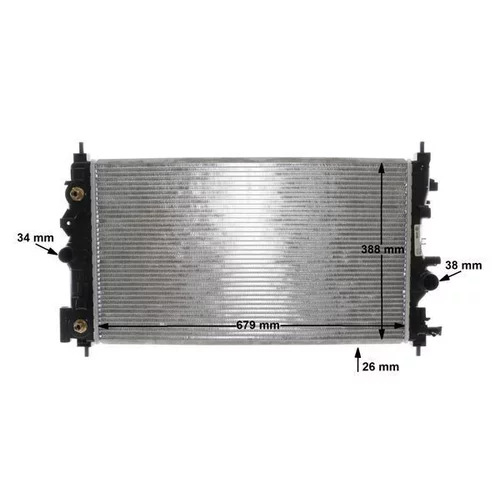 Chladič motora CR 1011 000S /MAHLE/ - obr. 17
