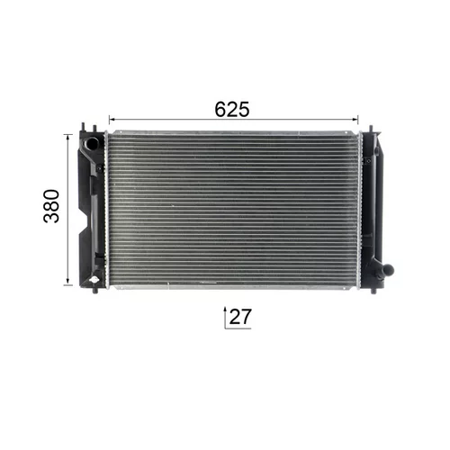 Chladič motora CR 1079 000S /MAHLE/ - obr. 16