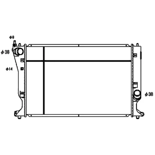 Chladič motora MAHLE CR 1080 000S