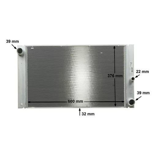 Chladič motora CR 1093 000P /MAHLE/ - obr. 9
